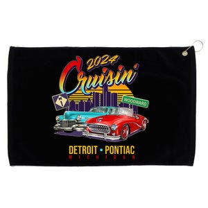 2024 Cruisin Woodward Ave Cruise Detroit To Pontiac Classic Cars Grommeted Golf Towel