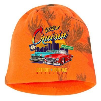 2024 Cruisin Woodward Ave Cruise Detroit To Pontiac Classic Cars Kati - Camo Knit Beanie