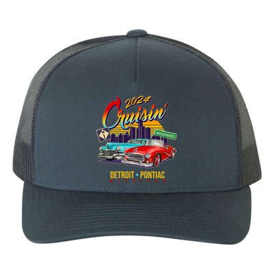 2024 Cruisin Woodward Ave Cruise Detroit To Pontiac Classic Cars Yupoong Adult 5-Panel Trucker Hat