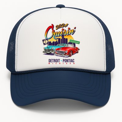 2024 Cruisin Woodward Ave Cruise Detroit To Pontiac Classic Cars Trucker Hat