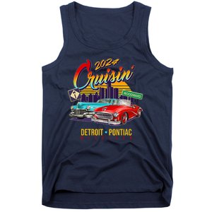 2024 Cruisin Woodward Ave Cruise Detroit To Pontiac Classic Cars Tank Top