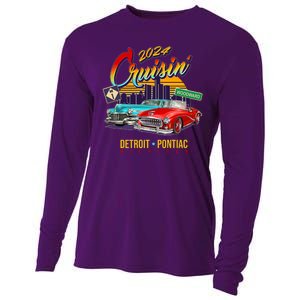 2024 Cruisin Woodward Ave Cruise Detroit To Pontiac Classic Cars Cooling Performance Long Sleeve Crew