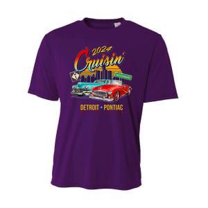 2024 Cruisin Woodward Ave Cruise Detroit To Pontiac Classic Cars Performance Sprint T-Shirt