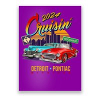 2024 Cruisin Woodward Ave Cruise Detroit To Pontiac Classic Cars Poster