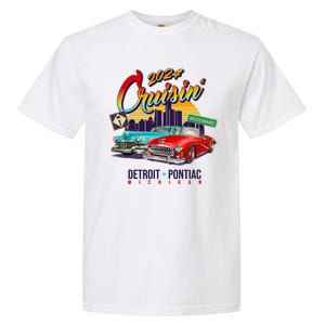 2024 Cruisin Woodward Ave Cruise Detroit To Pontiac Classic Cars Garment-Dyed Heavyweight T-Shirt