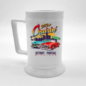 2024 Cruisin Woodward Ave Cruise Detroit To Pontiac Classic Cars Beer Stein