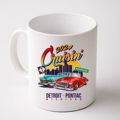 2024 Cruisin Woodward Ave Cruise Detroit To Pontiac Classic Cars Coffee Mug