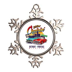 2024 Cruisin Woodward Ave Cruise Detroit To Pontiac Classic Cars Metallic Star Ornament