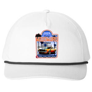 2024 Cruising Woodward Muscle Car Scenic Snapback Five-Panel Rope Hat