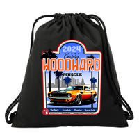 2024 Cruising Woodward Muscle Car Scenic Drawstring Bag