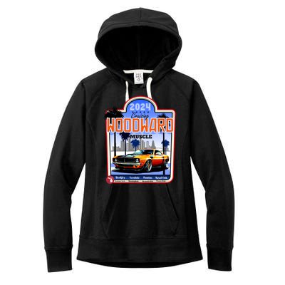 2024 Cruising Woodward Muscle Car Scenic Women's Fleece Hoodie