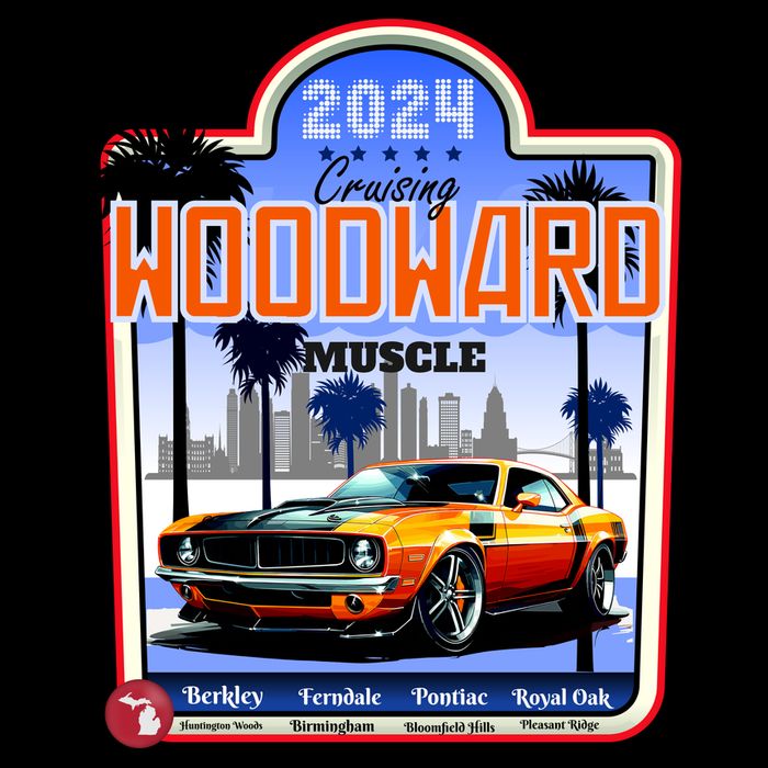 2024 Cruising Woodward Muscle Car Scenic 16 in Basic Backpack