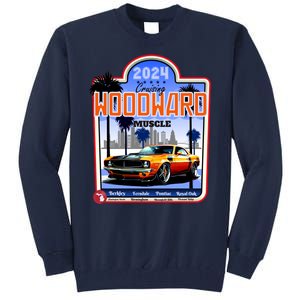 2024 Cruising Woodward Muscle Car Scenic Tall Sweatshirt