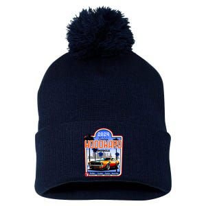 2024 Cruising Woodward Muscle Car Scenic Pom Pom 12in Knit Beanie