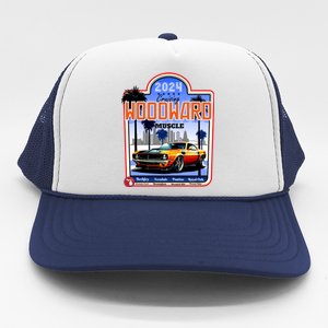 2024 Cruising Woodward Muscle Car Scenic Trucker Hat