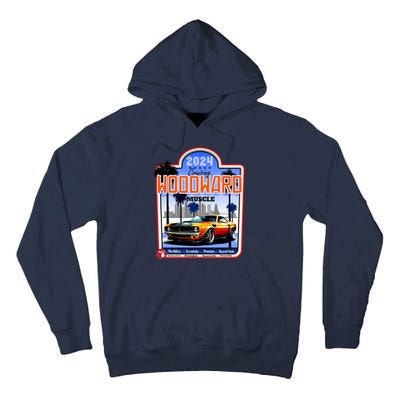 2024 Cruising Woodward Muscle Car Scenic Tall Hoodie