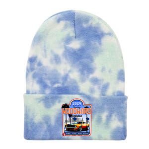 2024 Cruising Woodward Muscle Car Scenic Tie Dye 12in Knit Beanie