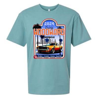 2024 Cruising Woodward Muscle Car Scenic Sueded Cloud Jersey T-Shirt