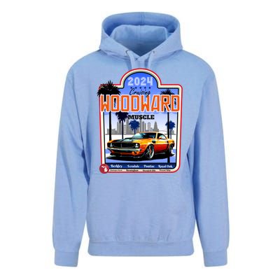 2024 Cruising Woodward Muscle Car Scenic Unisex Surf Hoodie