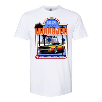 2024 Cruising Woodward Muscle Car Scenic Softstyle CVC T-Shirt