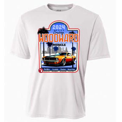 2024 Cruising Woodward Muscle Car Scenic Cooling Performance Crew T-Shirt