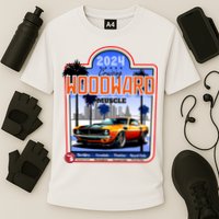 2024 Cruising Woodward Muscle Car Scenic Cooling Performance Crew T-Shirt
