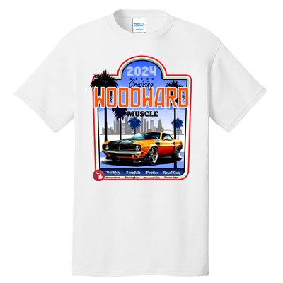 2024 Cruising Woodward Muscle Car Scenic Tall T-Shirt