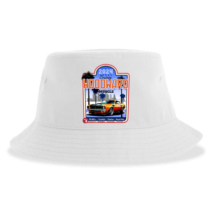 2024 Cruising Woodward Muscle Car Scenic Sustainable Bucket Hat