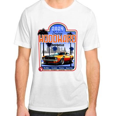 2024 Cruising Woodward Muscle Car Scenic Adult ChromaSoft Performance T-Shirt