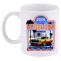 2024 Cruising Woodward Muscle Car Scenic 11oz C Handle Ceramic Mug