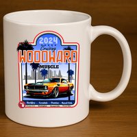 2024 Cruising Woodward Muscle Car Scenic 11oz C Handle Ceramic Mug