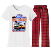 2024 Cruising Woodward Muscle Car Scenic Women's Flannel Pajama Set