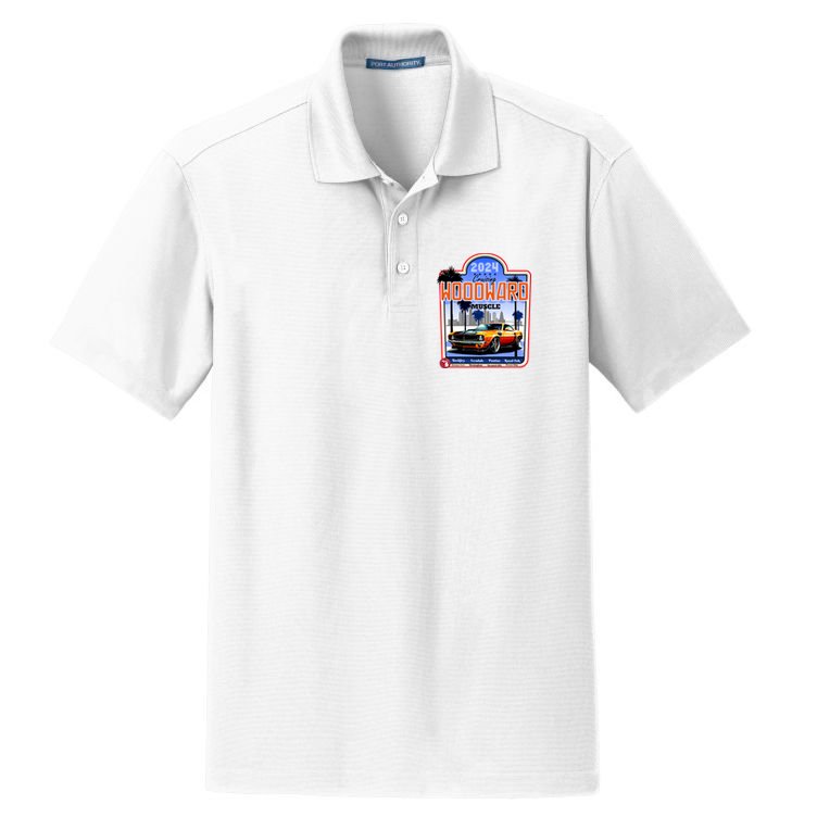2024 Cruising Woodward Muscle Car Scenic Dry Zone Grid Polo