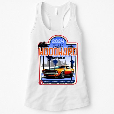 2024 Cruising Woodward Muscle Car Scenic Womens Tank Top