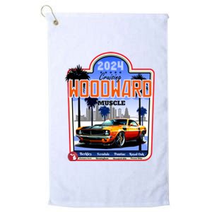 2024 Cruising Woodward Muscle Car Scenic Platinum Collection Golf Towel