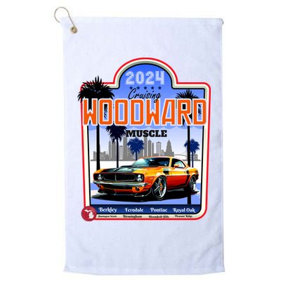 2024 Cruising Woodward Muscle Car Scenic Golf Towel