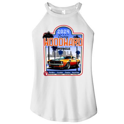 2024 Cruising Woodward Muscle Car Scenic Women's Perfect Tri Rocker Tank