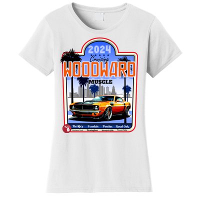 2024 Cruising Woodward Muscle Car Scenic Women's T-Shirt