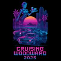 2025 Cruising Woodward Neon Vibes Cooling Performance Crew T-Shirt