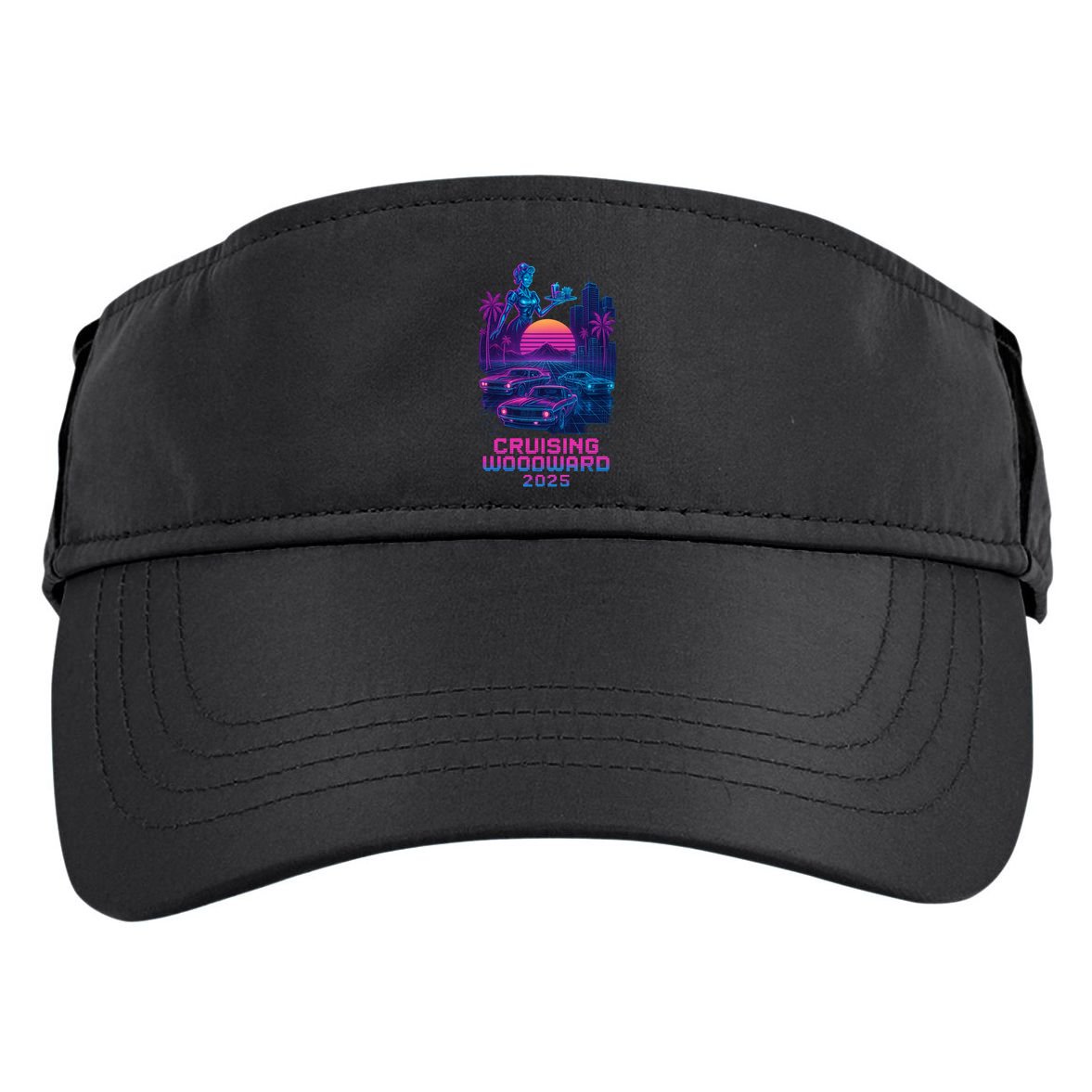2025 Cruising Woodward Neon Vibes Adult Drive Performance Visor