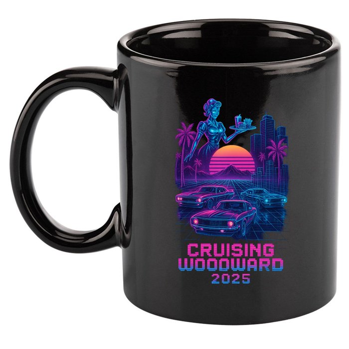 2025 Cruising Woodward Neon Vibes 11oz C Handle Ceramic Mug