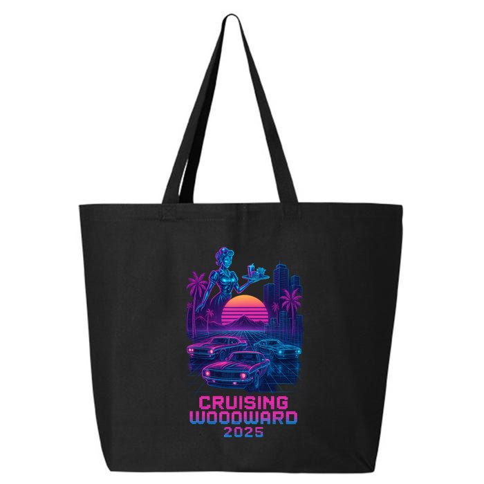 2025 Cruising Woodward Neon Vibes 25L Jumbo Tote