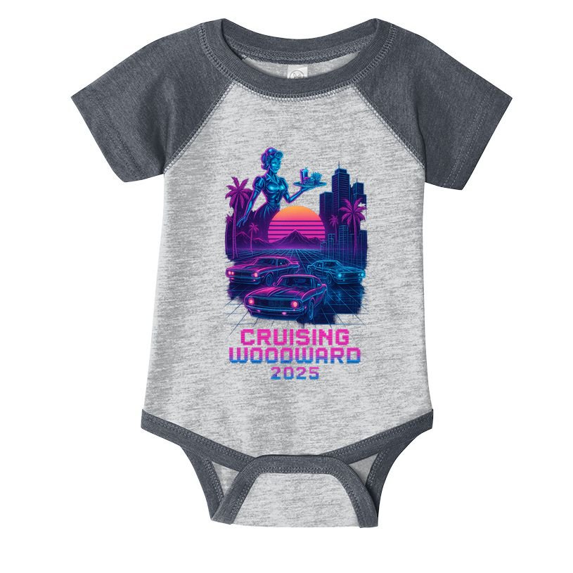 2025 Cruising Woodward Neon Vibes Infant Baby Jersey Bodysuit