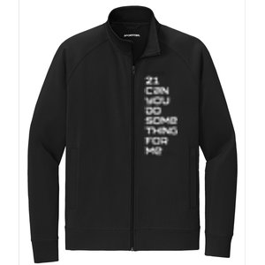 21 Can You Do Something For Me Stretch Full-Zip Cadet Jacket