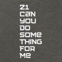 21 Can You Do Something For Me Cotton Canvas Backpack