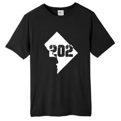 202 Dc Area Code Washington Tall Fusion ChromaSoft Performance T-Shirt