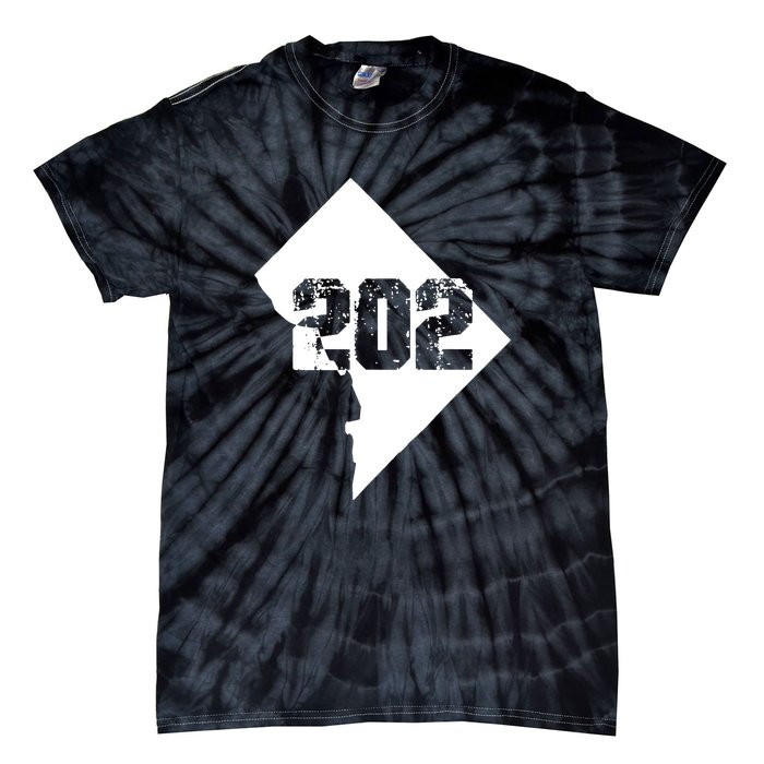 202 Dc Area Code Washington Tie-Dye T-Shirt