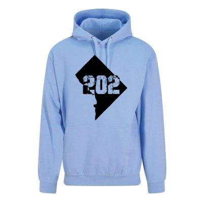 202 Dc Area Code Washington Unisex Surf Hoodie