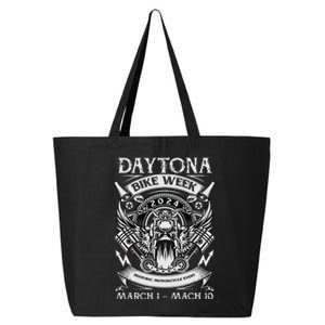 2024 Daytona Beach Bike Week Checkered Flag 25L Jumbo Tote