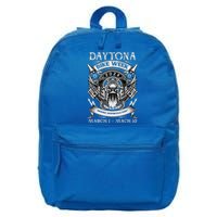 2024 Daytona Beach Bike Week Checkered Flag 16 in Basic Backpack